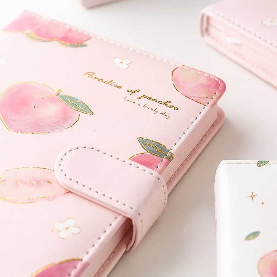 Stationery Kawaii Therapy | Kawaii Peach Notebook With Cover Limited Edition