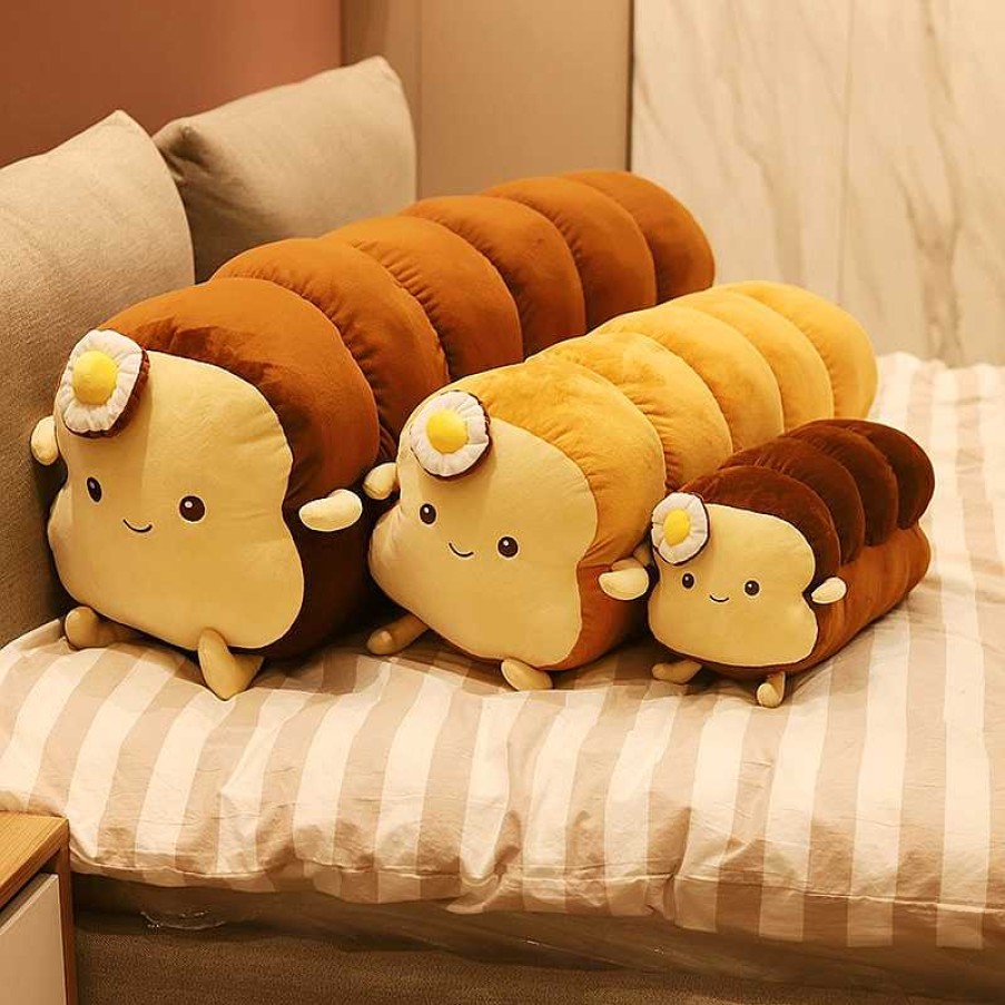 Plushies Kawaii Therapy | Kawaii Bread Toast Egg Plush Limited Edition