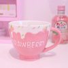 Bottles Kawaii Therapy | Kawaii Strawberry Ceramic Cup (400Ml) Limited Edition