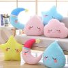 Plushies Kawaii Therapy | Kawaii Pastel Starry Cloud Moon Pillow Plush