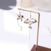 Accessories Kawaii Therapy | Kawaii Sparrow Fan Ocean Waves Earrings Limited Edition