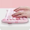 Accessories Kawaii Therapy | Kawaii Candy Cat Wireless Keyboard Mouse Set Limited Edition