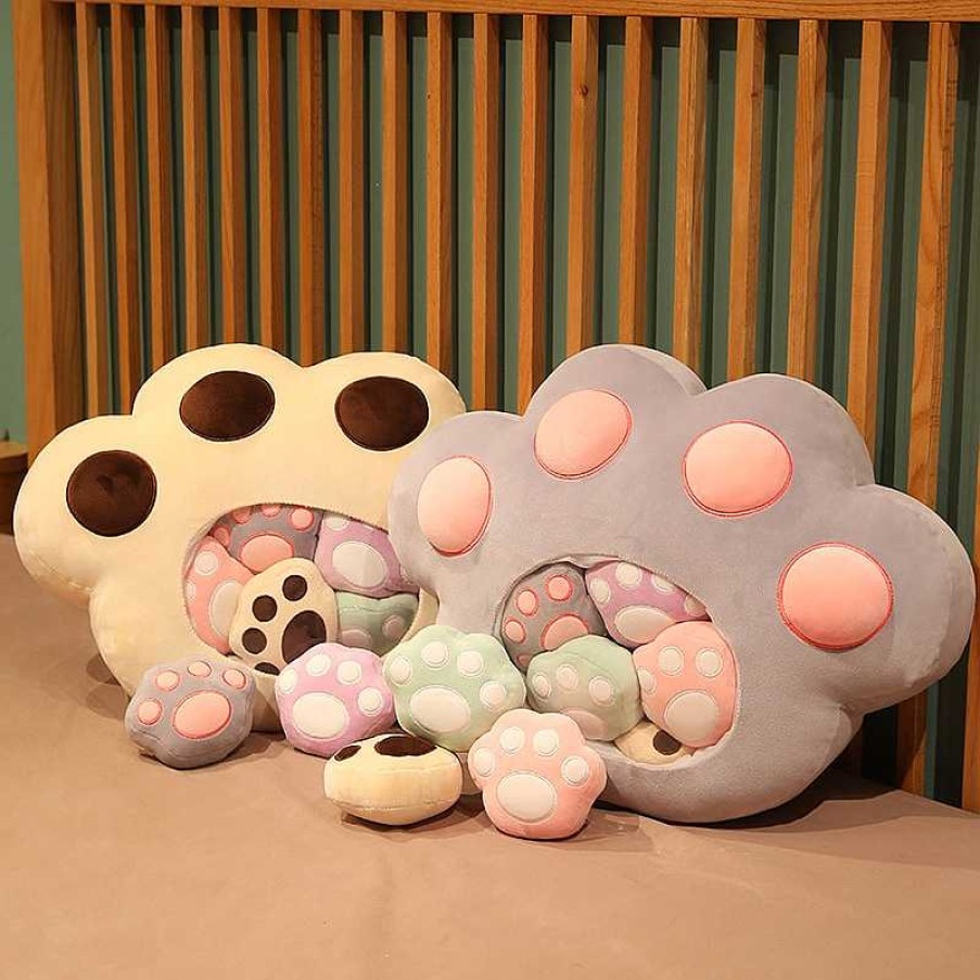 Plushies Kawaii Therapy | A Bag Of Kawaii Cat Paw Plushies Special Edition