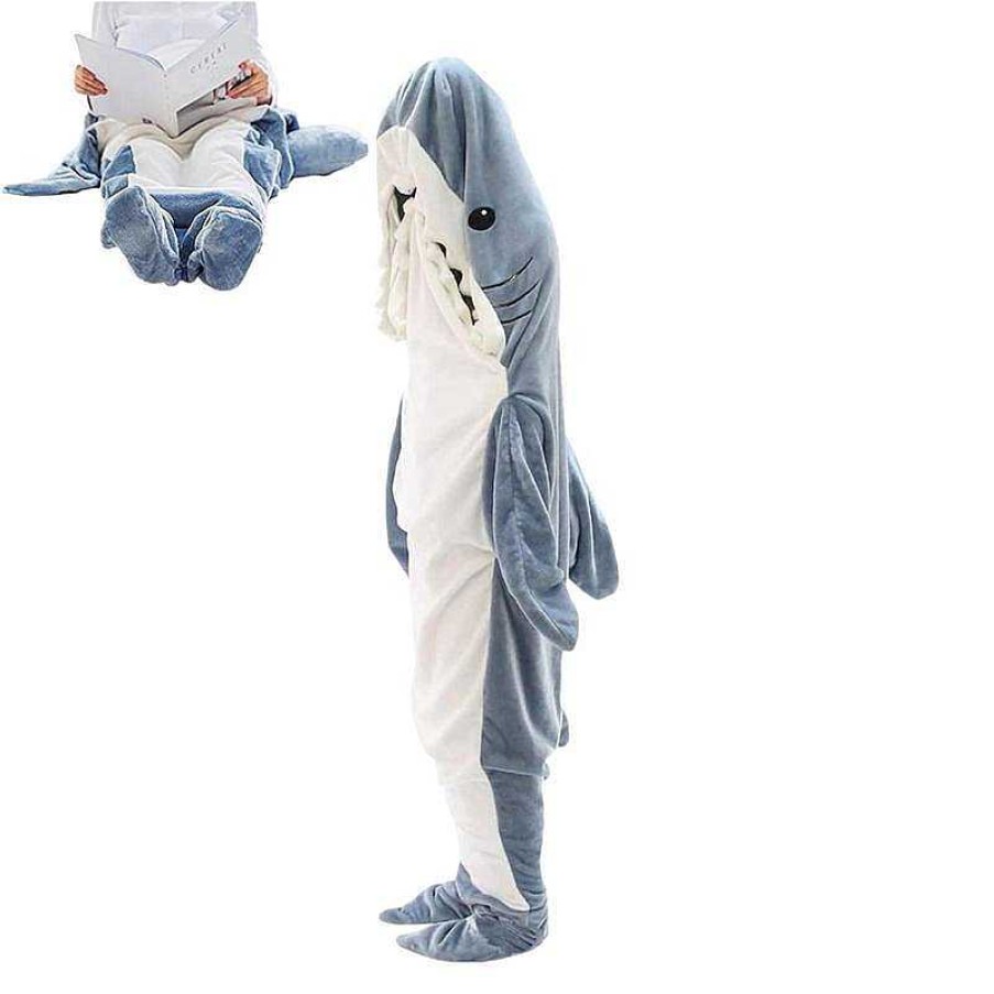 Clothing Kawaii Therapy | Shark Blanket Onesie Wearable Shark Blanket