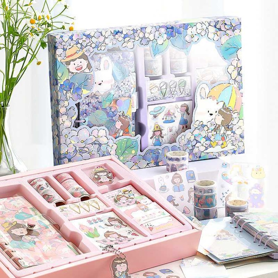 Stationery Kawaii Therapy | K W Ii Note Ook Journ L St Tionery W Shi Gift Set