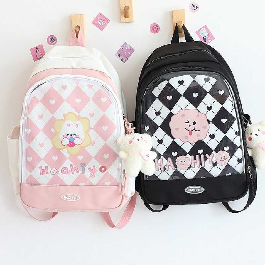 Bags Kawaii Therapy | Kawaii Japanese Style Canvas Ita Backpack Limited Edition