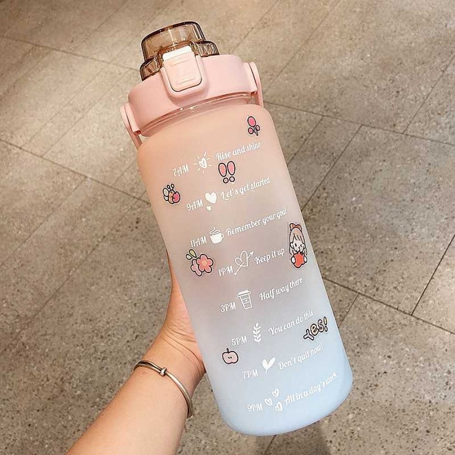 Bottles Kawaii Therapy | Kawaii Jumbo Pastel Style Water Bottle