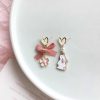 Accessories Kawaii Therapy | Kawaii Rabbit Cherry Blossom Earrings Limited Edition