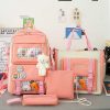 Bags Kawaii Therapy | Kawaii Harajuku Canvas Backpack Set Limited Edition