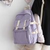 Bags Kawaii Therapy | Kawaii Korean Canvas College Pastel Backpack Limited Edition