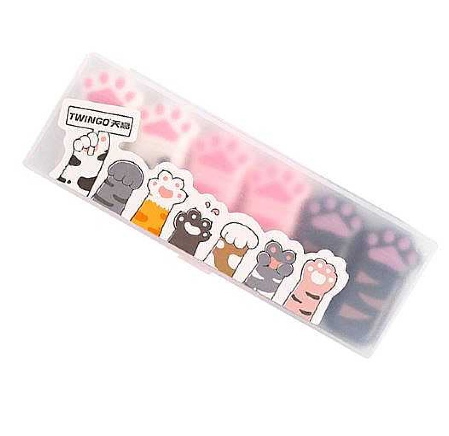 Stationery Kawaii Therapy | Kawaii Cat Paw Correction Tape (6Pcs) 1 Set