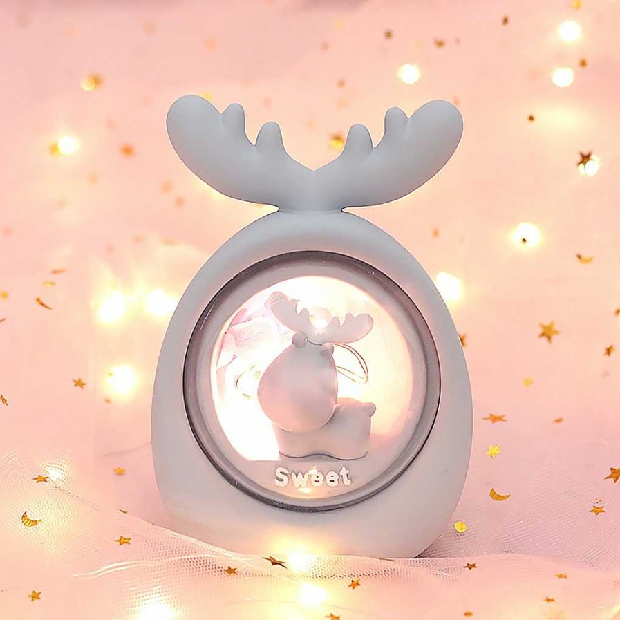 Accessories Kawaii Therapy | Kawaii Sweet Reindeer Lamp Limited Edition