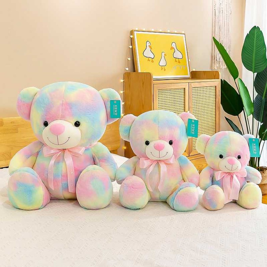 Plushies Kawaii Therapy | Kawaii Therapy Bear Huggable Plush (45Cm) Rainbow