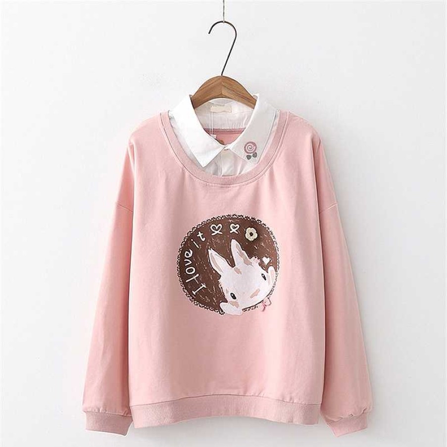 Clothing Kawaii Therapy | Kawaii Rabbit Pastel Harajuku Sweater