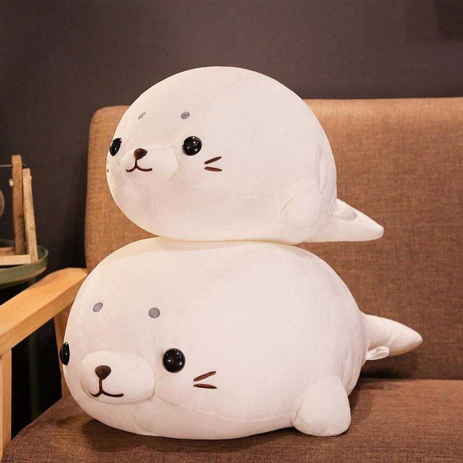 Plushies Kawaii Therapy | Kawaii Therapy Chubby Seal Plush Xl Limited Edition