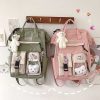 Bags Kawaii Therapy | Kawaii Harajuku Style Preppy College Backpack Limited Edition