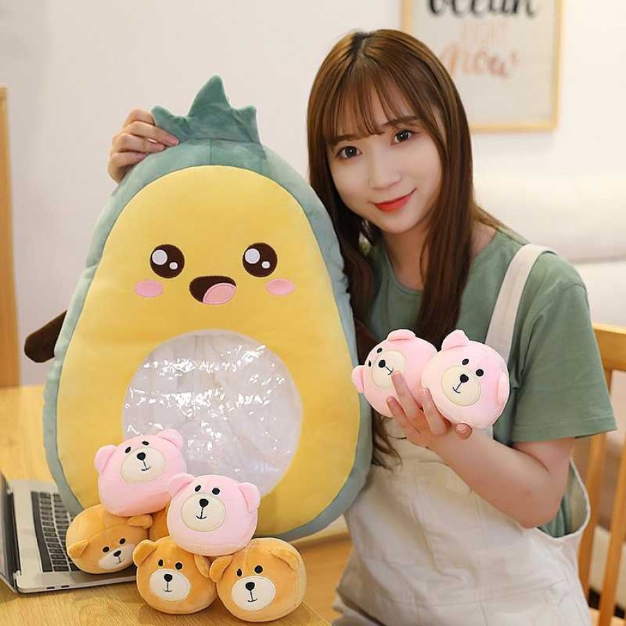 Plushies Kawaii Therapy | Kawaii Bag Of Fruit Stuffed Plush Dolls Limited Edition