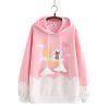 Clothing Kawaii Therapy | Kawaii Cloud Pastel Bear Harajuku Hoodie Limited Edition