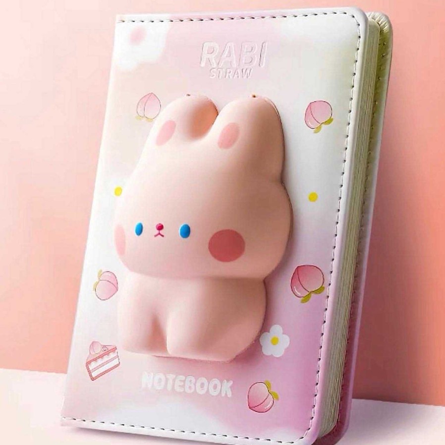 Stationery Kawaii Therapy | Kawaii 3D Cute Animals Squishy Notebook Limited Edition