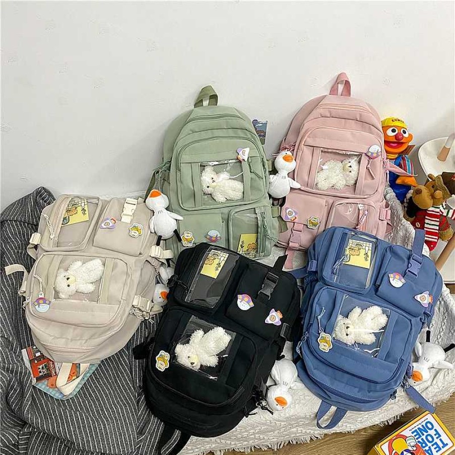 Bags Kawaii Therapy | Kawaii Korea Style Canvas Backpack Limited Edition