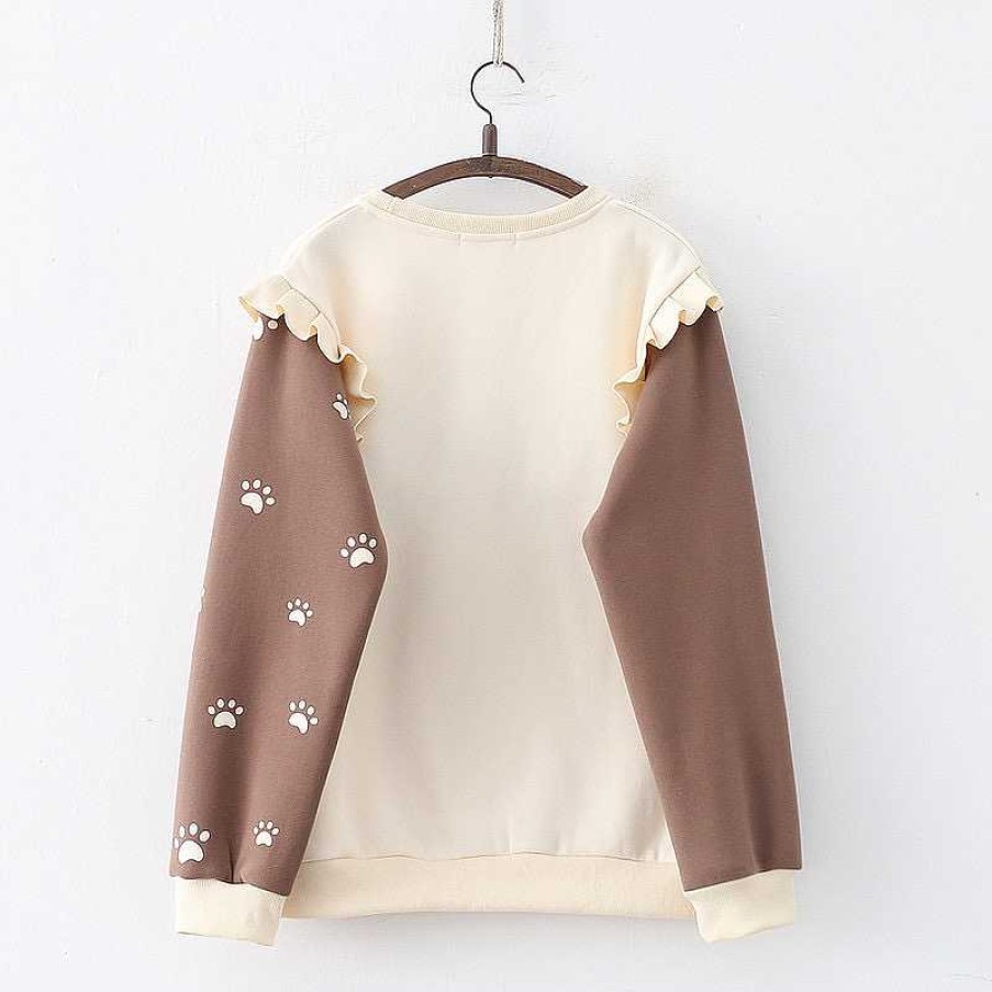 Clothing Kawaii Therapy | Kawaii Bear Biscuit Harajuku Sweater Special Edition