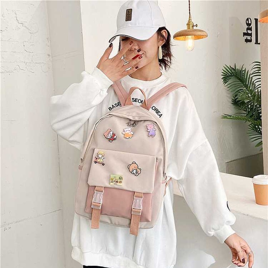 Bags Kawaii Therapy | Kawaii Canvas Korea Style Shoulder Backpack