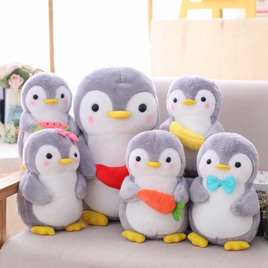 Plushies Kawaii Therapy | Kawaii Therapy Penguin Fruit Plush Limited Edition