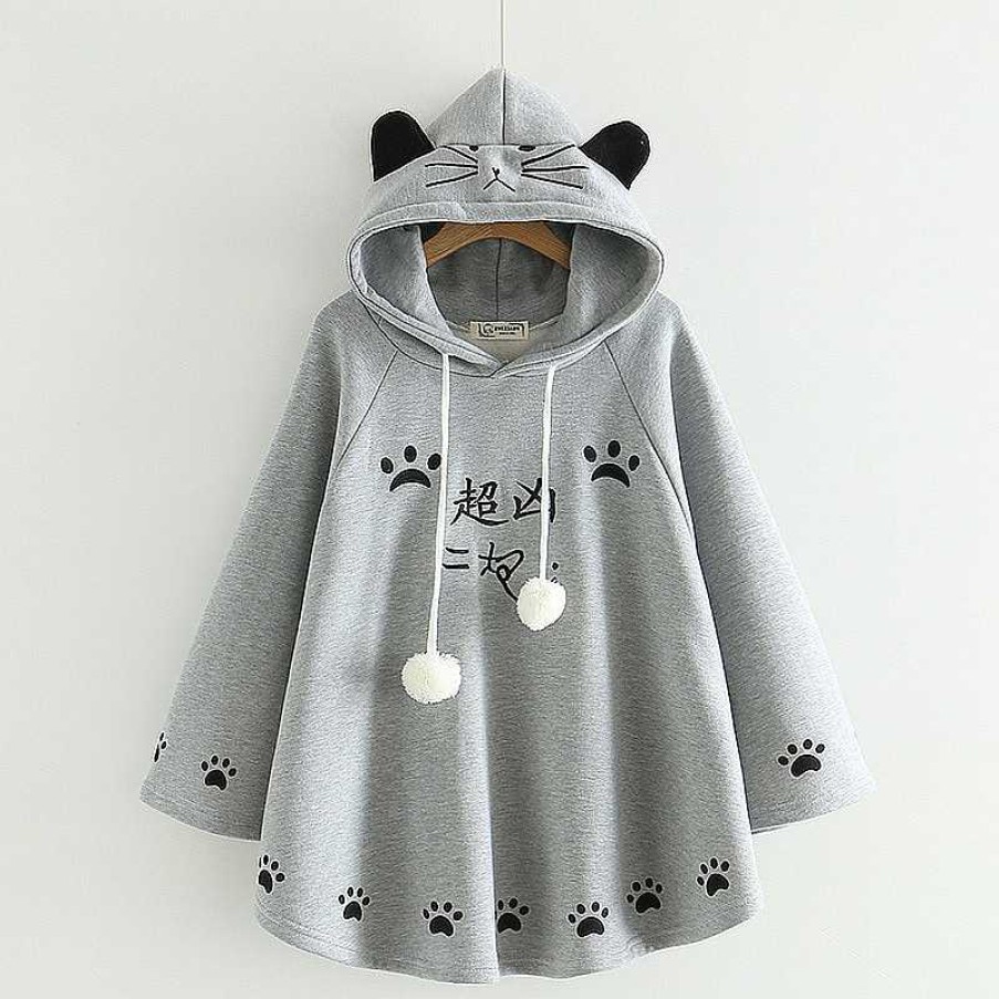 Clothing Kawaii Therapy | Kawaii Neko Cat Paws Harajuku Hoodie Special Edition