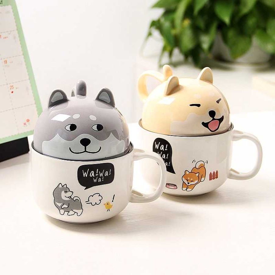 Bottles Kawaii Therapy | K W Ii Shi Inu Cer Mic Mug Limited Edition