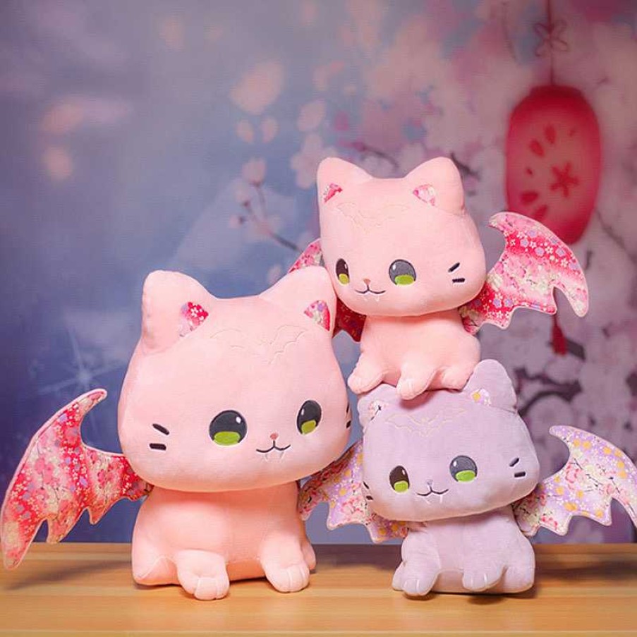 Plushies Kawaii Therapy | Luna The Winged Cat Limited Sakura Edition