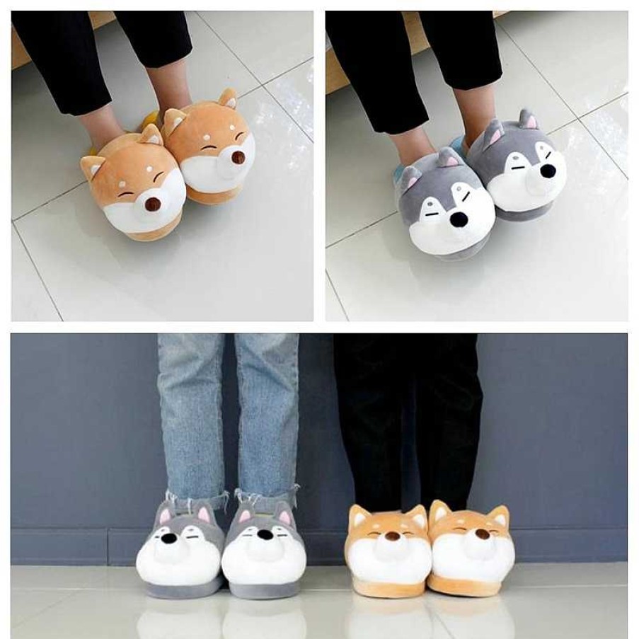 Accessories Kawaii Therapy | Kawaii Shiba Inu Slippers Limited Edition