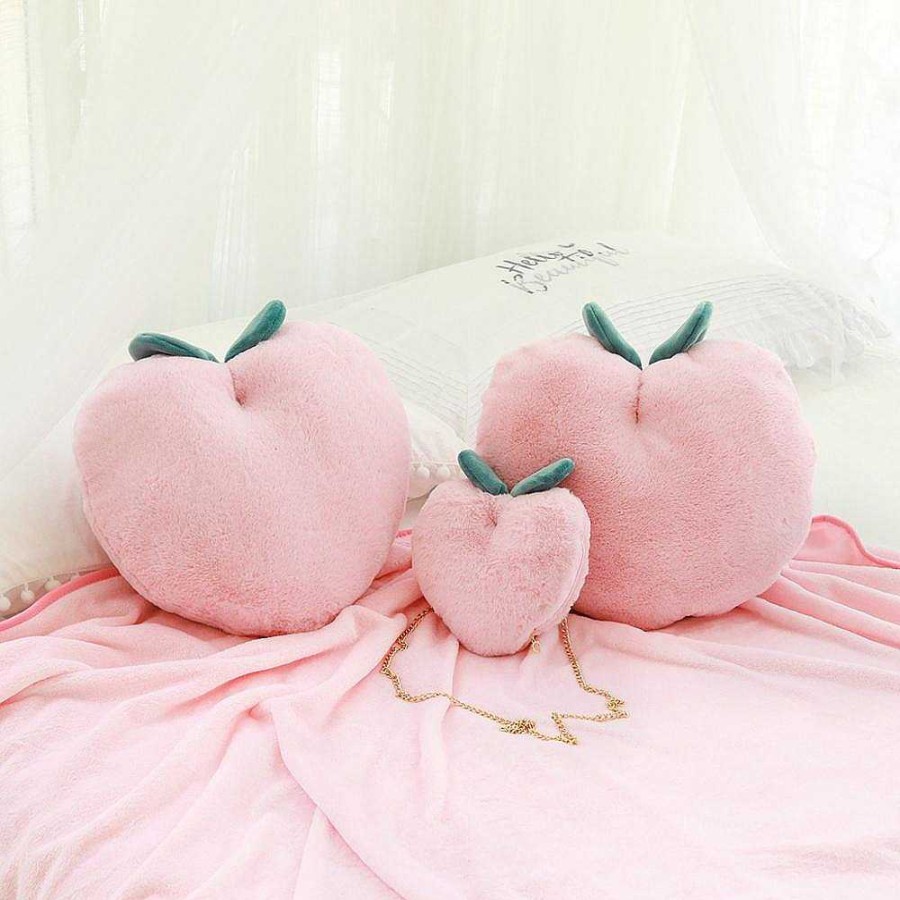 Plushies Kawaii Therapy | Kawaii Peach Plush Pillow Cushion