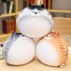 Plushies Kawaii Therapy | Kawaii Chubby Round Cat Plush Xl (50Cm)