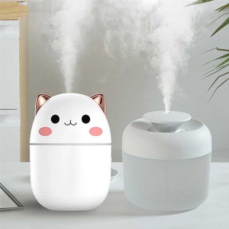 Accessories Kawaii Therapy | Kawaii Cat Lamp Usb Air Humidifier Limited Edition