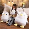 Plushies Kawaii Therapy | Kawaii Chubby Penguin Plush (50Cm) Jumbo Edition