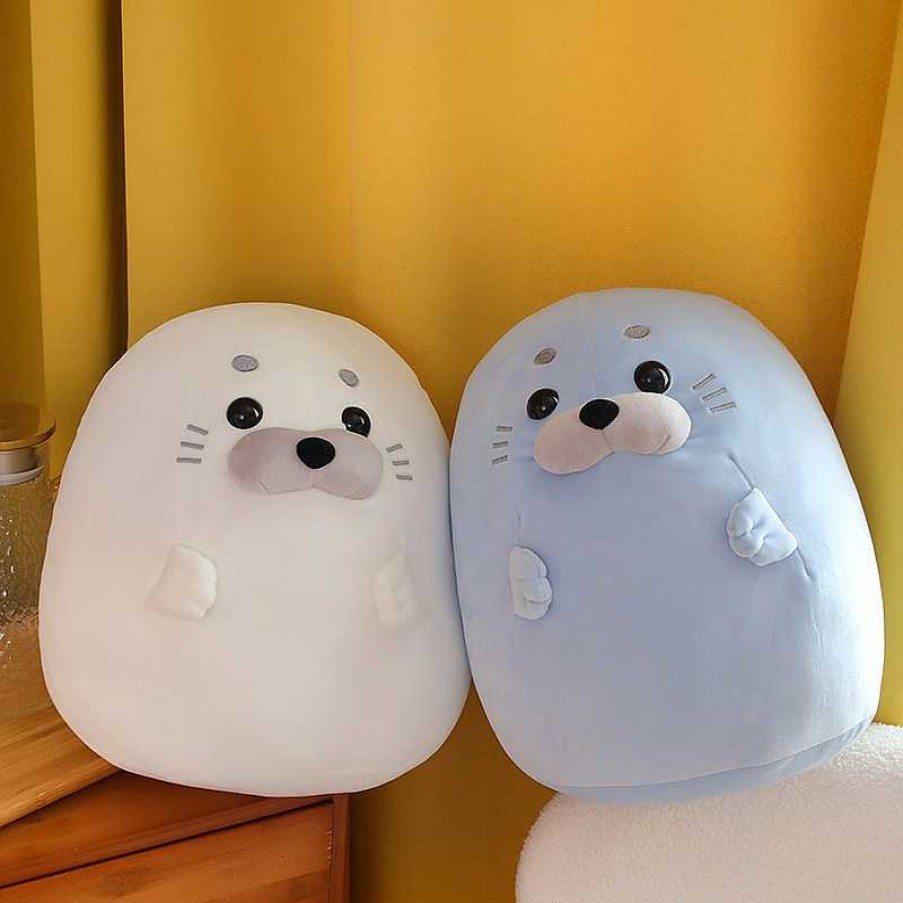 Plushies Kawaii Therapy | Kawaii Therapy Mochi Seal Chubby Plush Xl (35Cm)