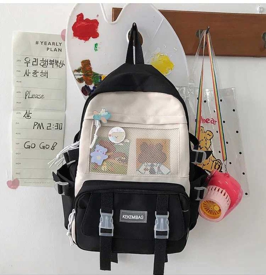 Bags Kawaii Therapy | Kawaii Harajuku Style Canvas School Backpack