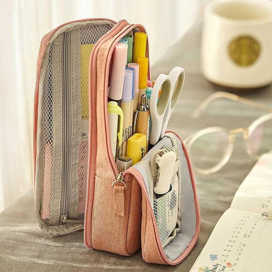 Stationery Kawaii Therapy | Kawaii Korea Style Two Layer Pencil Pouch