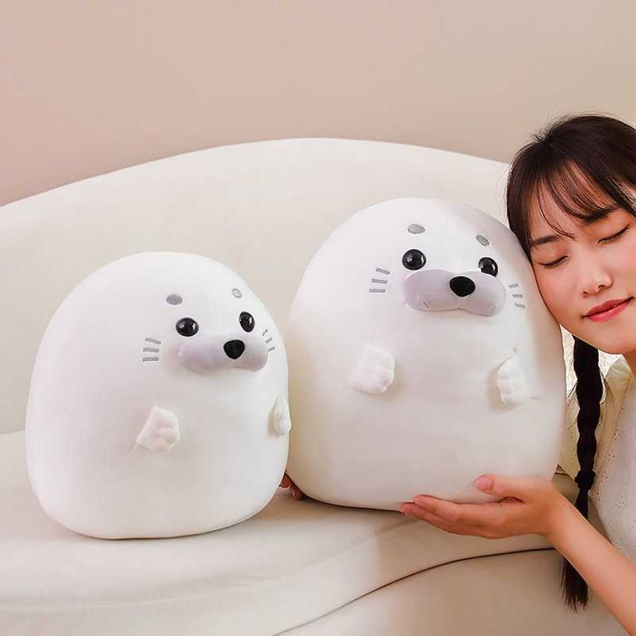 Plushies Kawaii Therapy | Kawaii Therapy Mochi Seal Chubby Plush Xl (35Cm)