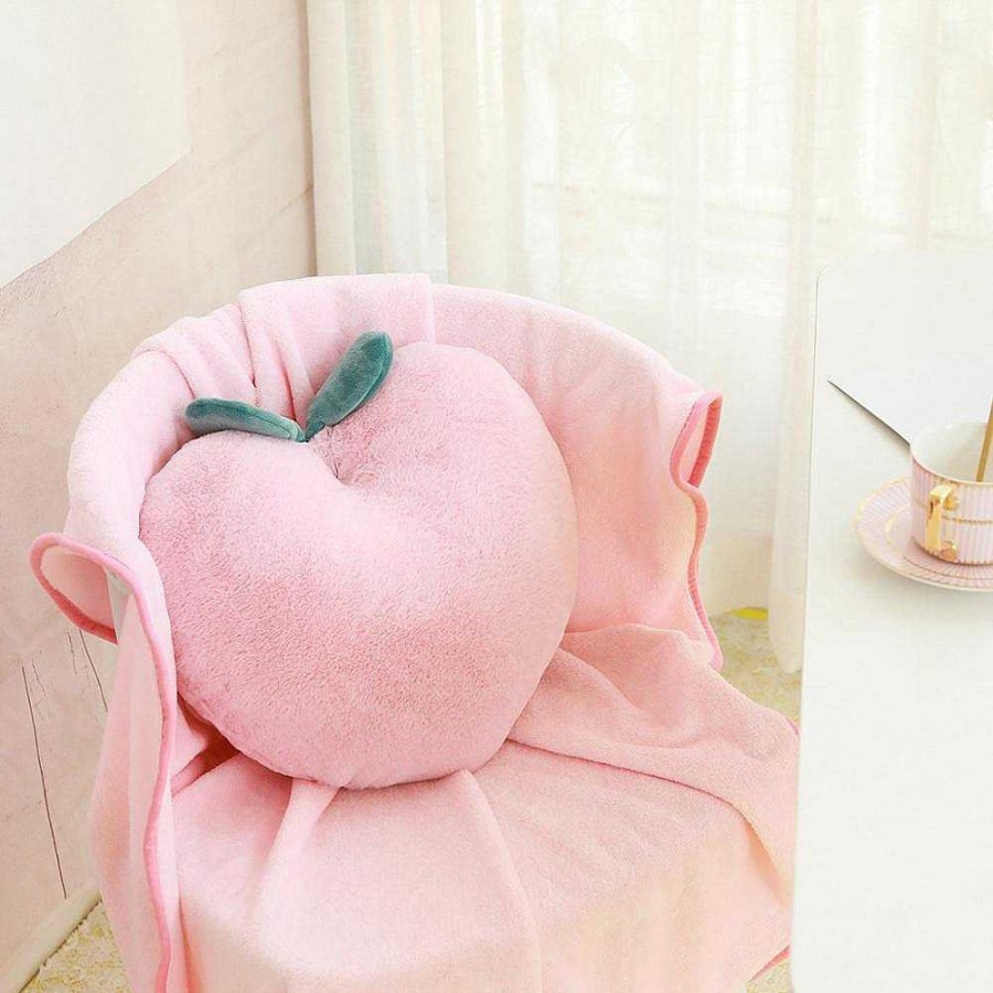 Plushies Kawaii Therapy | Kawaii Peach Plush Pillow Cushion