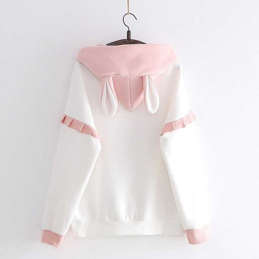 Clothing Kawaii Therapy | Kawaii Lovely Rabbit Harajuku Style Hoodie Limited Edition