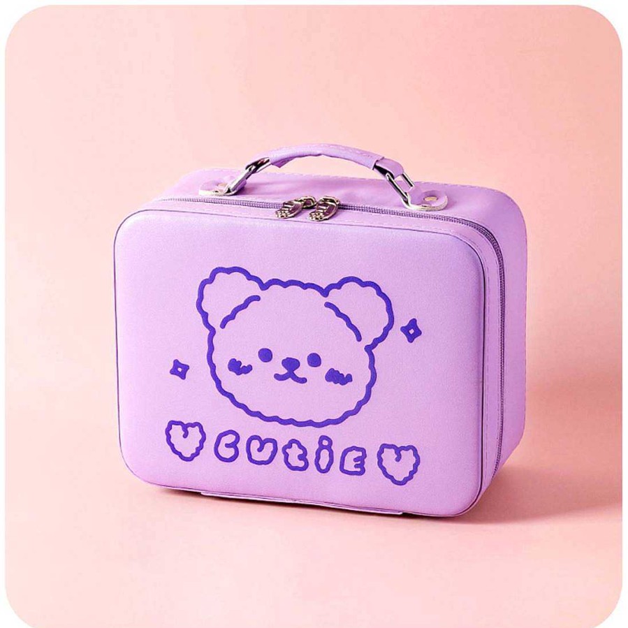 Bags Kawaii Therapy | Kawaii Bear Pastel Storage Bag Limited Edition