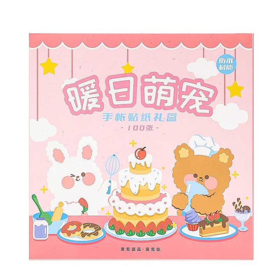 Stationery Kawaii Therapy | Kawaii Lovely Bear Harajuku Stickers (100 Sheets)