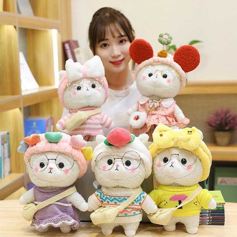 Plushies Kawaii Therapy | Kawaii Dressed Up Sheep Plush Doll (30Cm) Limited Edition