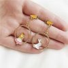 Accessories Kawaii Therapy | Kawaii Sweet Bunny Carrot Earrings Limited Edition