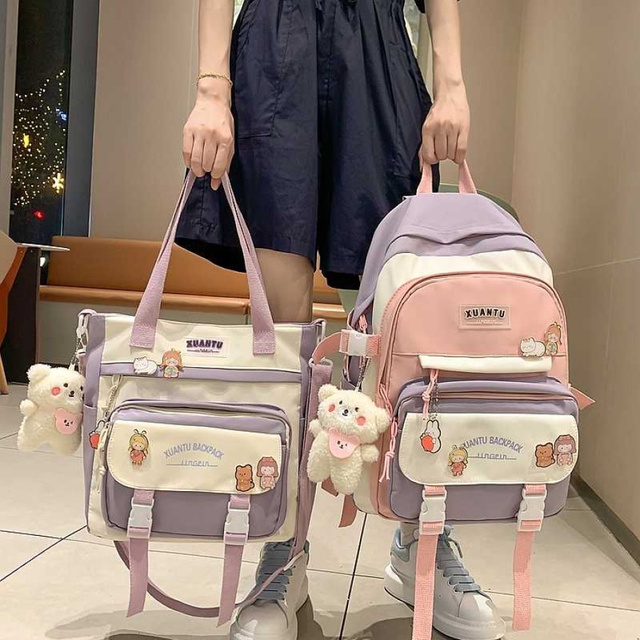 Bags Kawaii Therapy | Kawaii Harajuku Style Pastel Backpack Set Special Edition