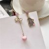 Accessories Kawaii Therapy | Kawaii Bunny Hearts Harajuku Earrings Limited Edition