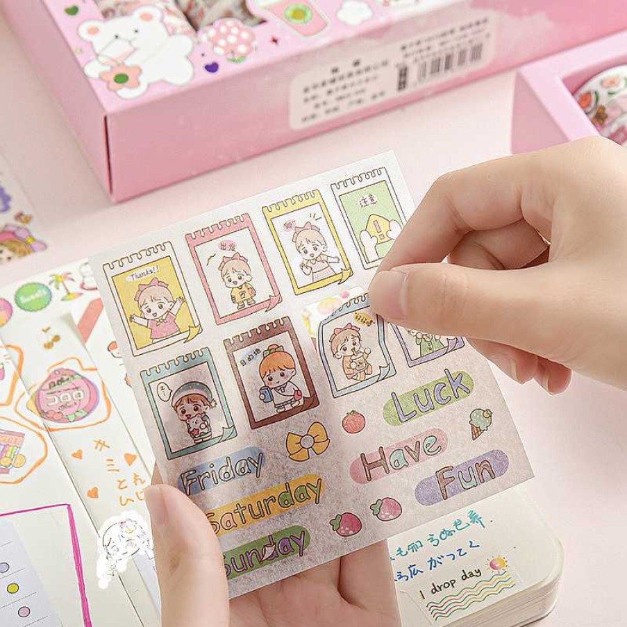 Stationery Kawaii Therapy | Kawaii Therapy Washi Tape Harajuku Sticker Set