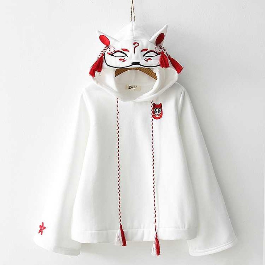 Clothing Kawaii Therapy | Kawaii Festive Cats Harajuku Hoodie Special Edition