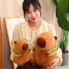 Plushies Kawaii Therapy | Kawaii Adorable Capybara Animal Plush Xl (40Cm) Brown